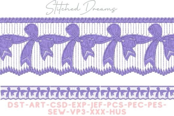 Delicate Borders Embroidery Design