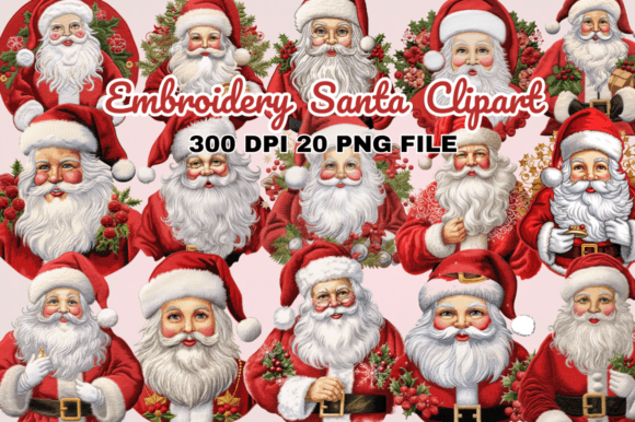 Embroidery Santa Clipart Bundle: A Designer’s Honest Review