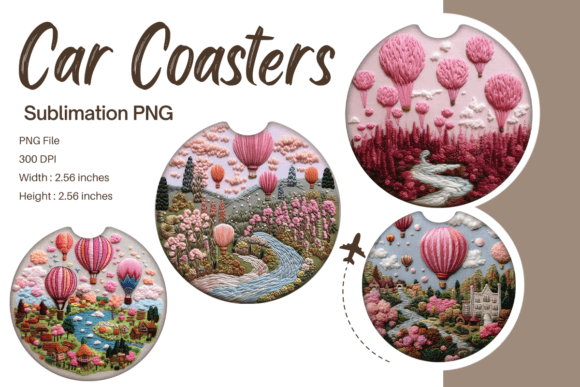 Hot Air Balloon Embroidery Car Coaster: Seasonal Review