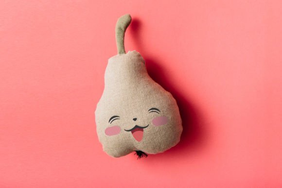 Laughing Kawaii Animal Face Embroidery