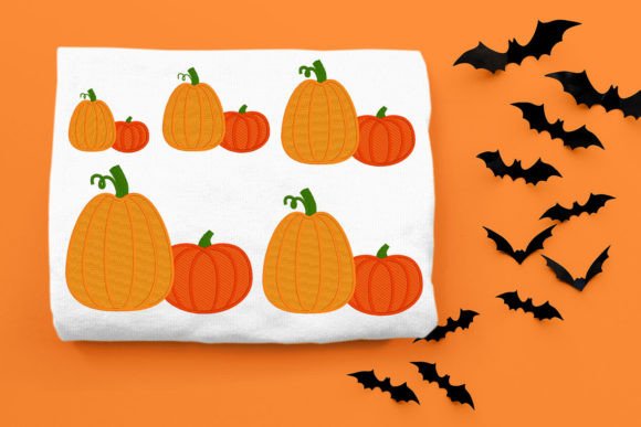 Pair of Pumpkins Mini Embroidery