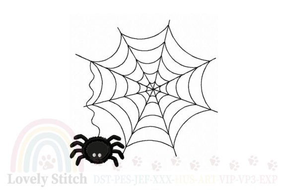 Spider Machine Embroidery Design